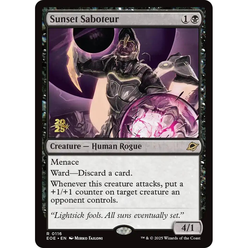 Sunset Saboteur [Edge of Eternities Prerelease Promos]
