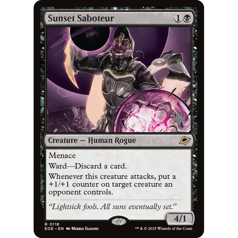 Sunset Saboteur [Edge of Eternities Promo Pack]