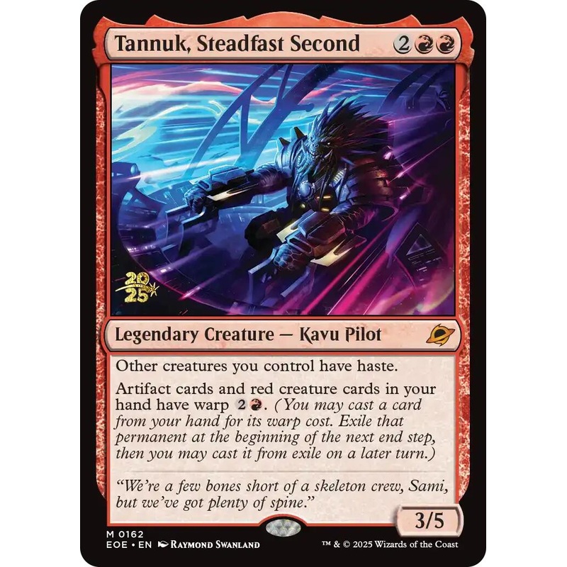 Tannuk, Steadfast Second [Edge of Eternities Prerelease Promos]