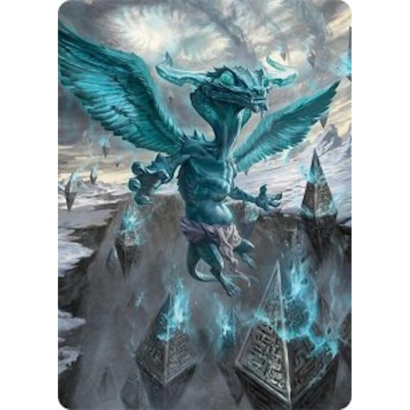 Ugin, Eye of the Storms Art Card (47/54) [Tarkir: Dragonstorm Art Series]