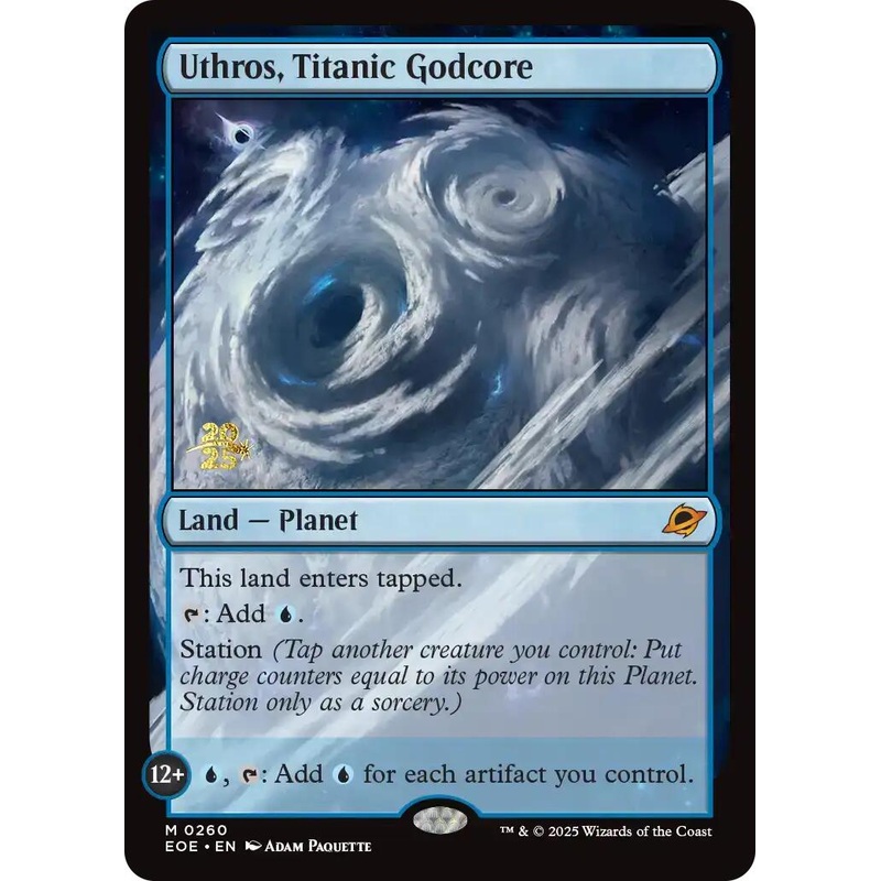 Uthros, Titanic Godcore [Edge of Eternities Prerelease Promos]