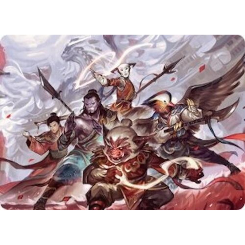 Will of the Jeskai Art Card (54/54) [Tarkir: Dragonstorm Art Series]