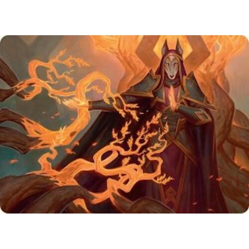Abzan Devotee Art Card (10/54) [Tarkir: Dragonstorm Art Series]