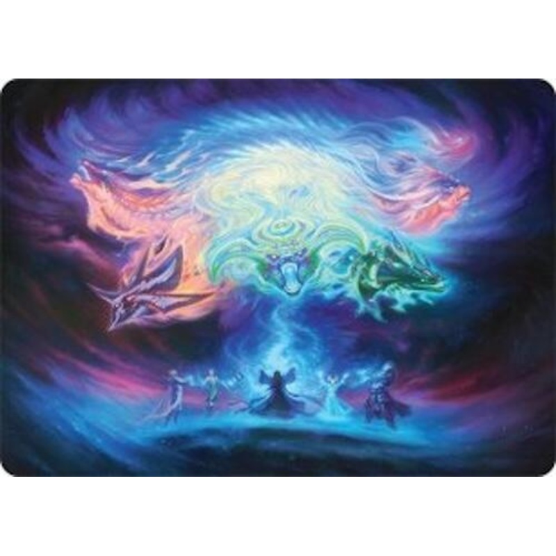 Call the Spirit Dragons Art Card (21/54) [Tarkir: Dragonstorm Art Series]