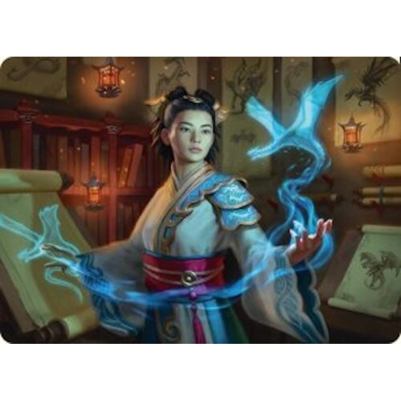 Dragonologist Art Card (6/54) [Tarkir: Dragonstorm Art Series]