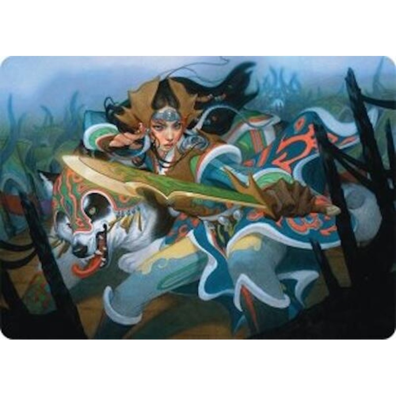Eshki Dragonclaw Art Card (23/54) [Tarkir: Dragonstorm Art Series]