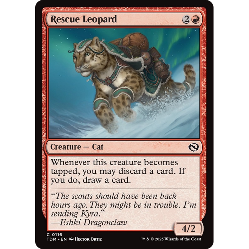 Rescue Leopard [Tarkir: Dragonstorm]