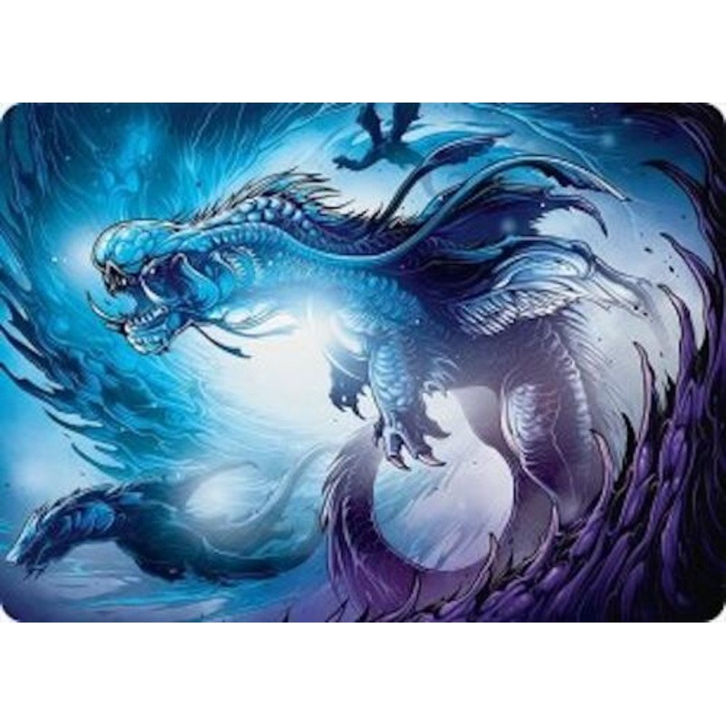 Roiling Dragonstorm Art Card (33/54) [Tarkir: Dragonstorm Art Series]