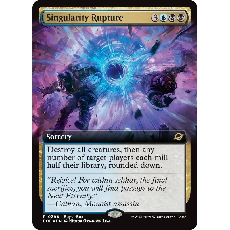 Singularity Rupture (Extended Art) (Buy-A-Box) [Edge of Eternities]