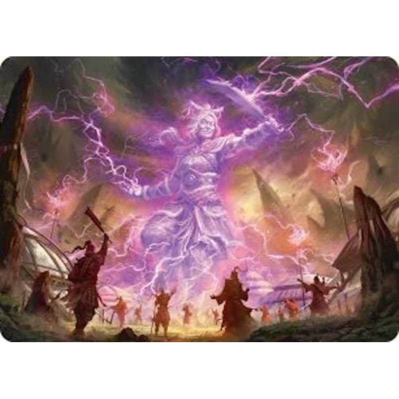 Smile at Death Art Card (4/54) [Tarkir: Dragonstorm Art Series]