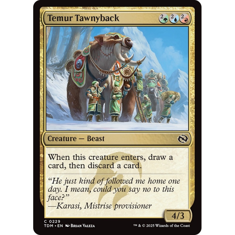 Temur Tawnyback [Tarkir: Dragonstorm]