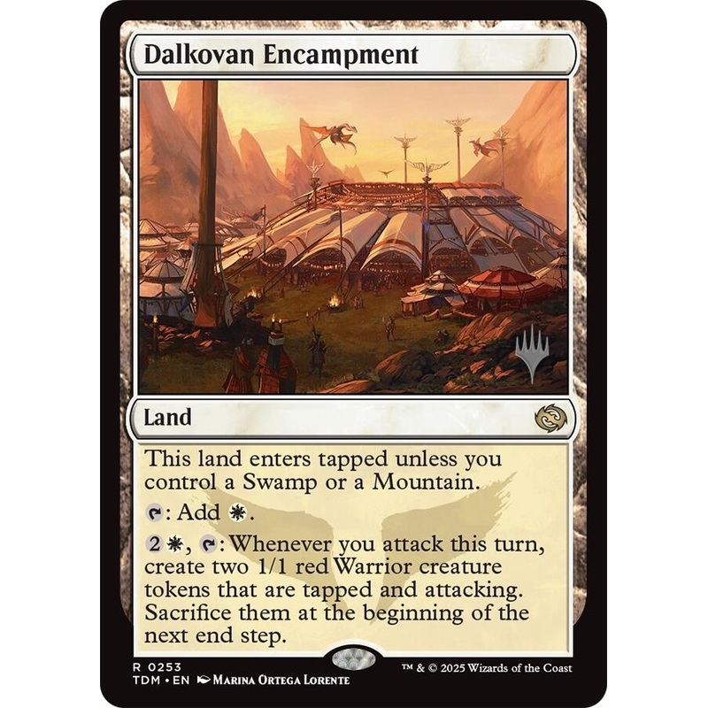 Dalkovan Encampment [Tarkir: Dragonstorm Promos]