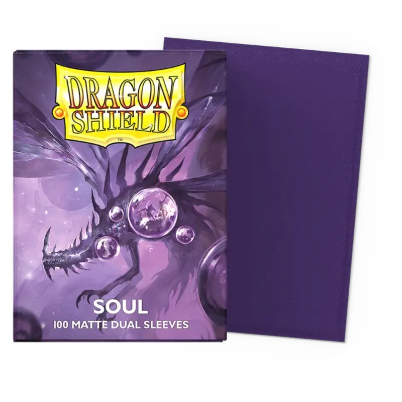 Dragon Shield Matte Dual Sleeves - Soul [100ct Standard Size]