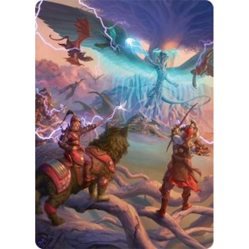 All-Out Assault Art Card (50/54) [Tarkir: Dragonstorm Art Series]