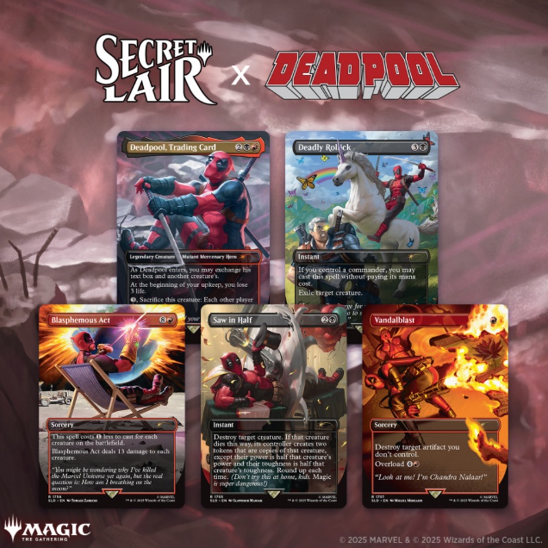 MTG Secret Lair: April Pool's Day - Marvel's Deadpool [WPN Store Exclusive]