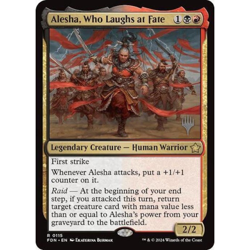 Alesha, Who Laughs at Fate (Promo Pack) [Foundations Promos]