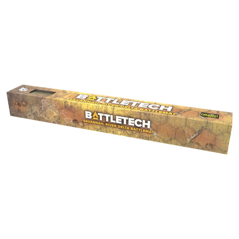 BattleTech: BattleMat - Savannahs River Delta/City Ruins