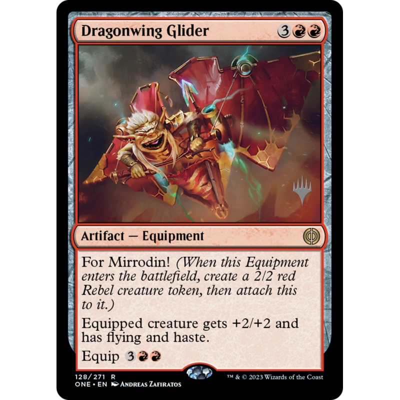 Dragonwing Glider (Promo Pack) [Phyrexia: All Will Be One Promos]
