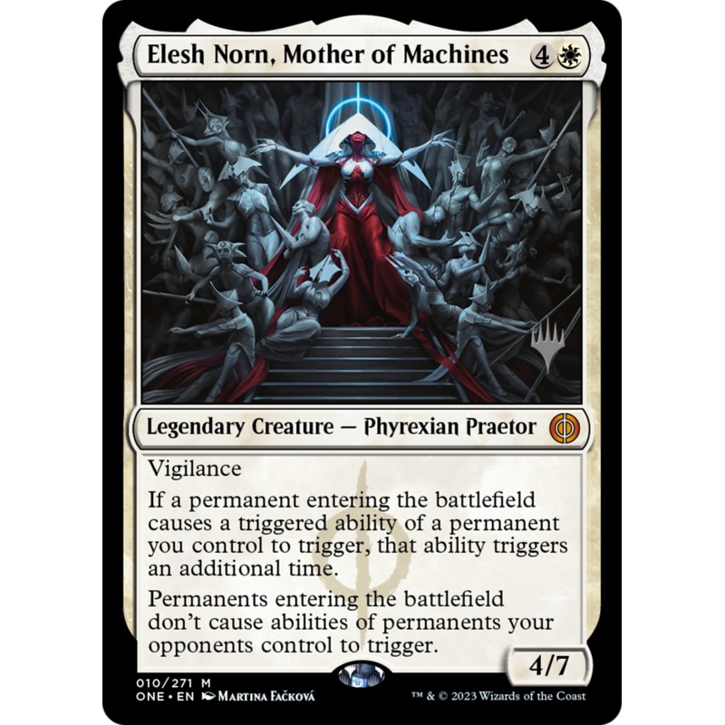 Elesh Norn, Mother of Machines (Promo Pack) [Phyrexia: All Will Be One Promos]