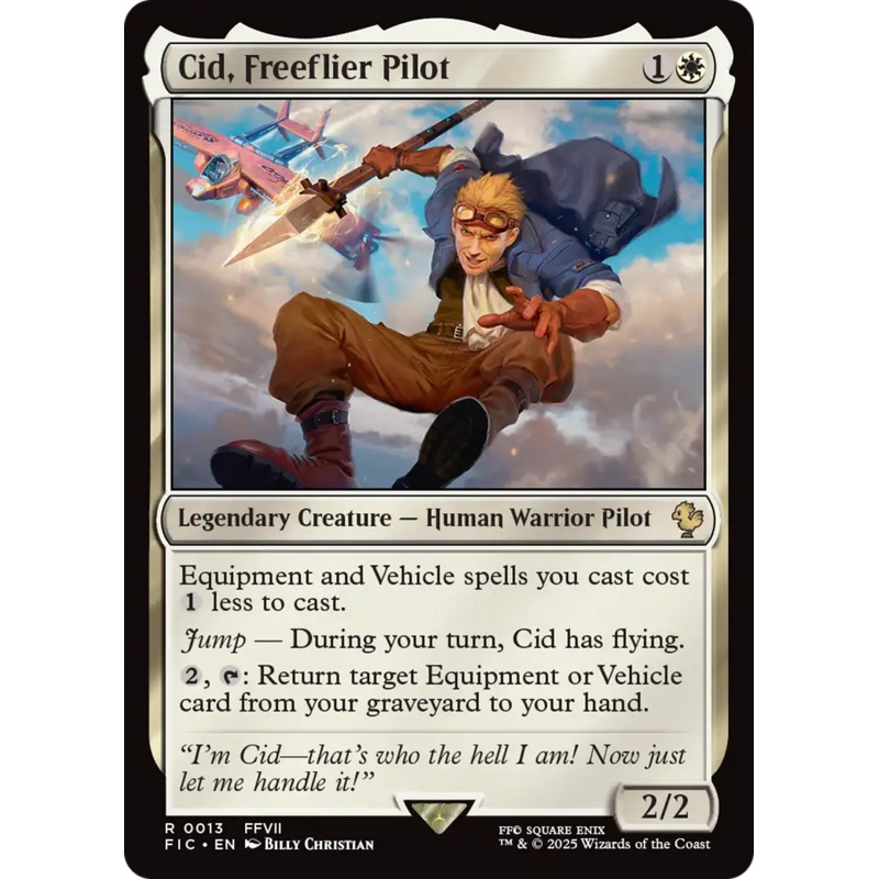 Cid, Freeflier Pilot [FINAL FANTASY Commander]