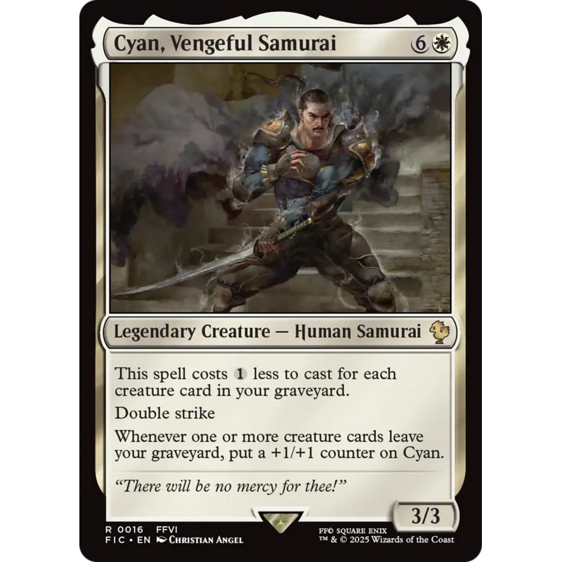 Cyan, Vengeful Samurai [FINAL FANTASY Commander]