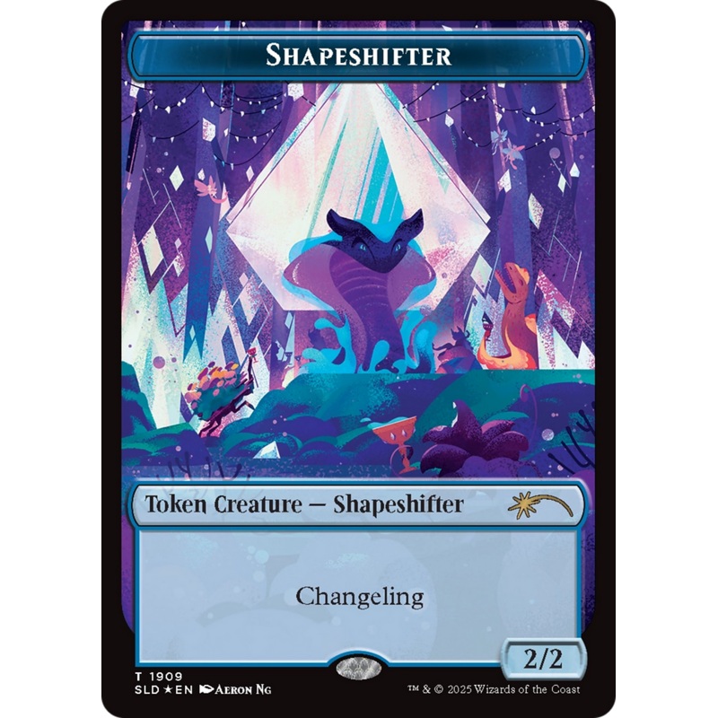 Shapeshifter Token (1909) (Double Rainbow Foil) [Secret Lair Drop Series]