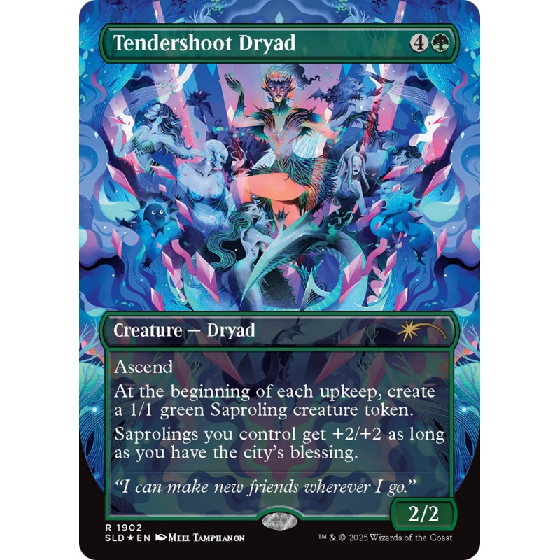 Tendershoot Dryad (Double Rainbow Foil) [Secret Lair Drop Series]