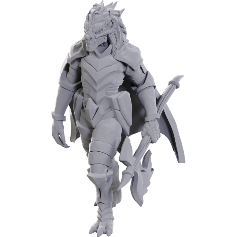 WizKids Deep Cuts Miniatures: W25 Dragonborn of Tiamat [Unpainted]