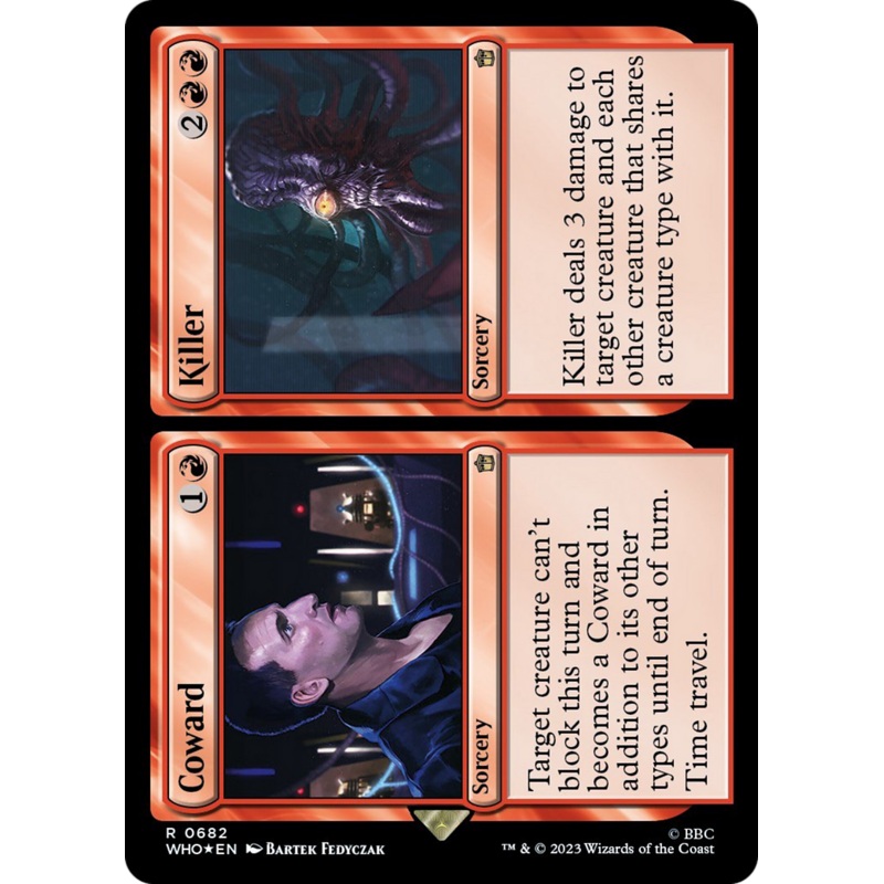 Coward // Killer (Surge Foil) [Doctor Who]