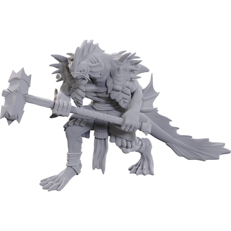 D&D Nolzur's Marvelous Miniatures: W25 Sahuagin Coral Smasher [Unpainted]