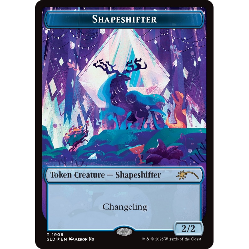 Shapeshifter Token (1906) (Double Rainbow Foil) [Secret Lair Drop Series]