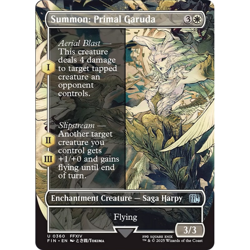Summon: Primal Garuda (Borderless) [FINAL FANTASY]