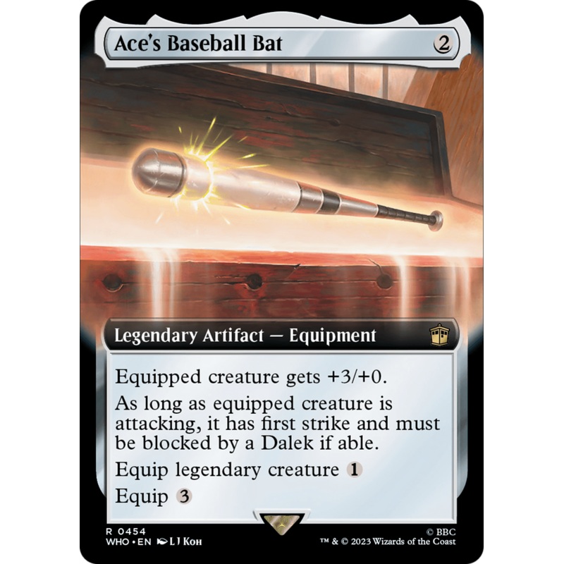 Ace's Baseball Bat (Extended Art) [Doctor Who]