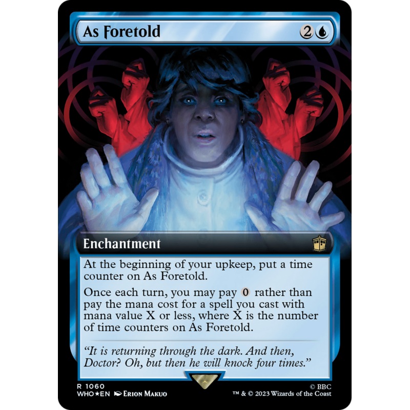 As Foretold (Extended Art) (Surge Foil) [Doctor Who]