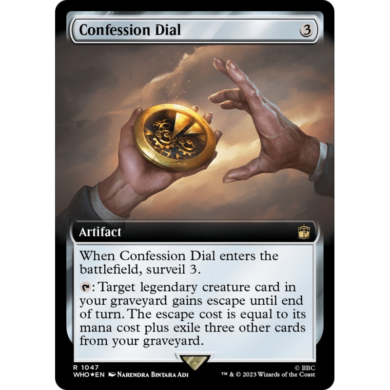 Confession Dial (Extended Art) (Surge Foil) [Doctor Who]