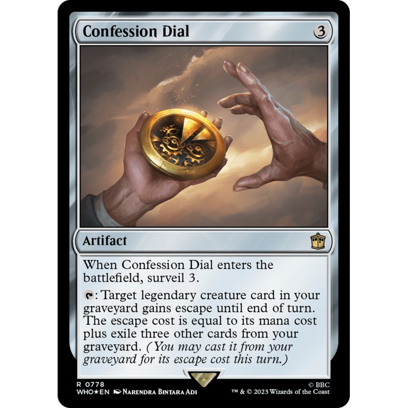 Confession Dial (Surge Foil) [Doctor Who]