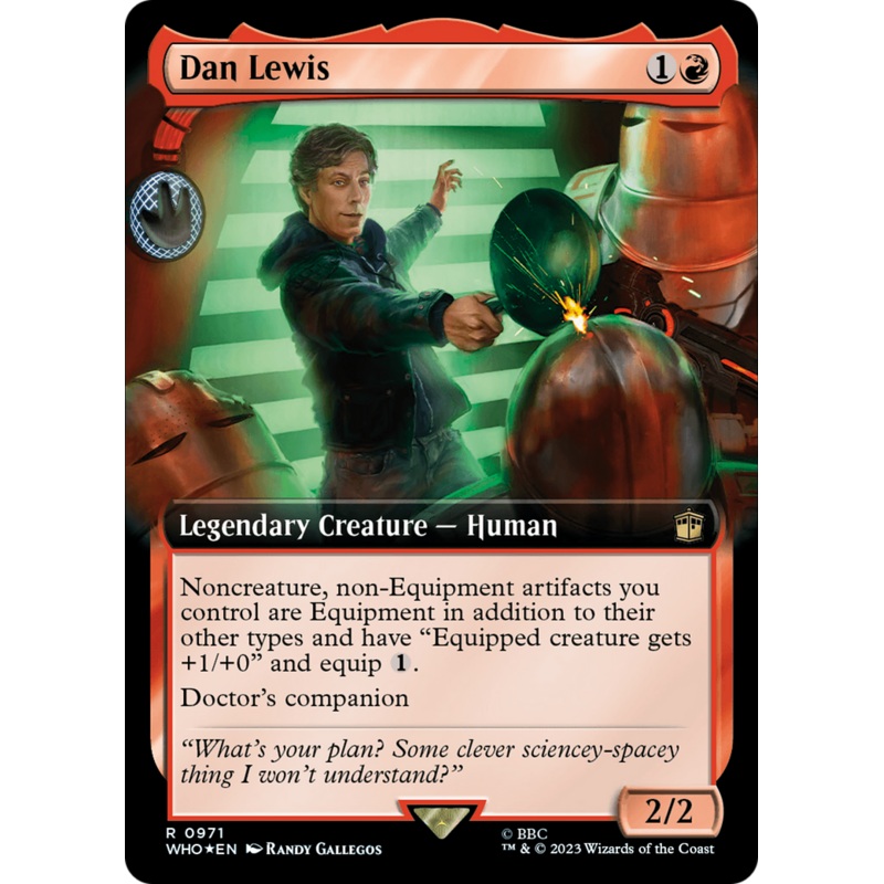 Dan Lewis (Extended Art) (Surge Foil) [Doctor Who]