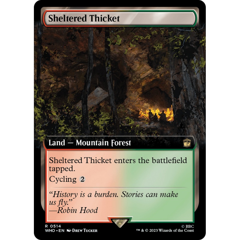 Sheltered Thicket (Extended Art) [Doctor Who]