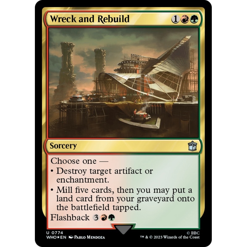 Wreck and Rebuild (Surge Foil) [Doctor Who]