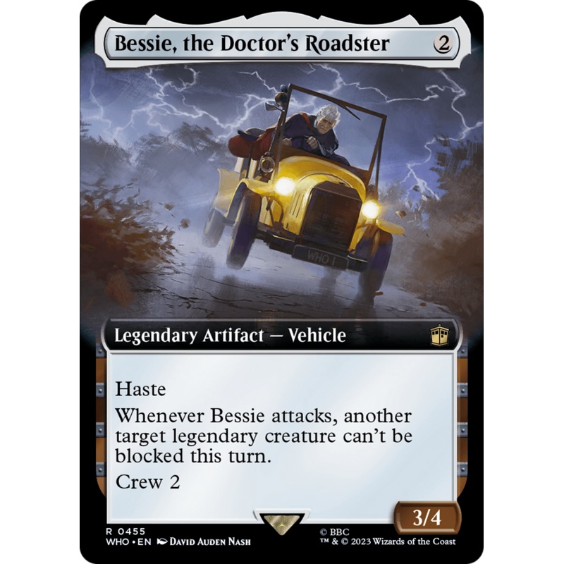 Bessie, the Doctor's Roadster (Extended Art) [Doctor Who]