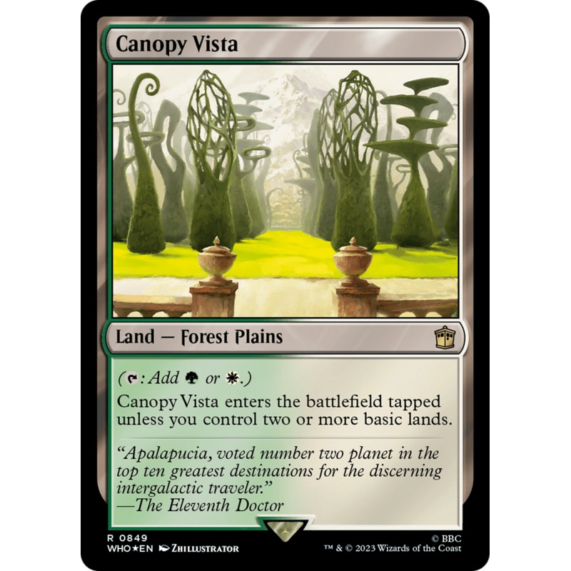 Canopy Vista (Surge Foil) [Doctor Who]