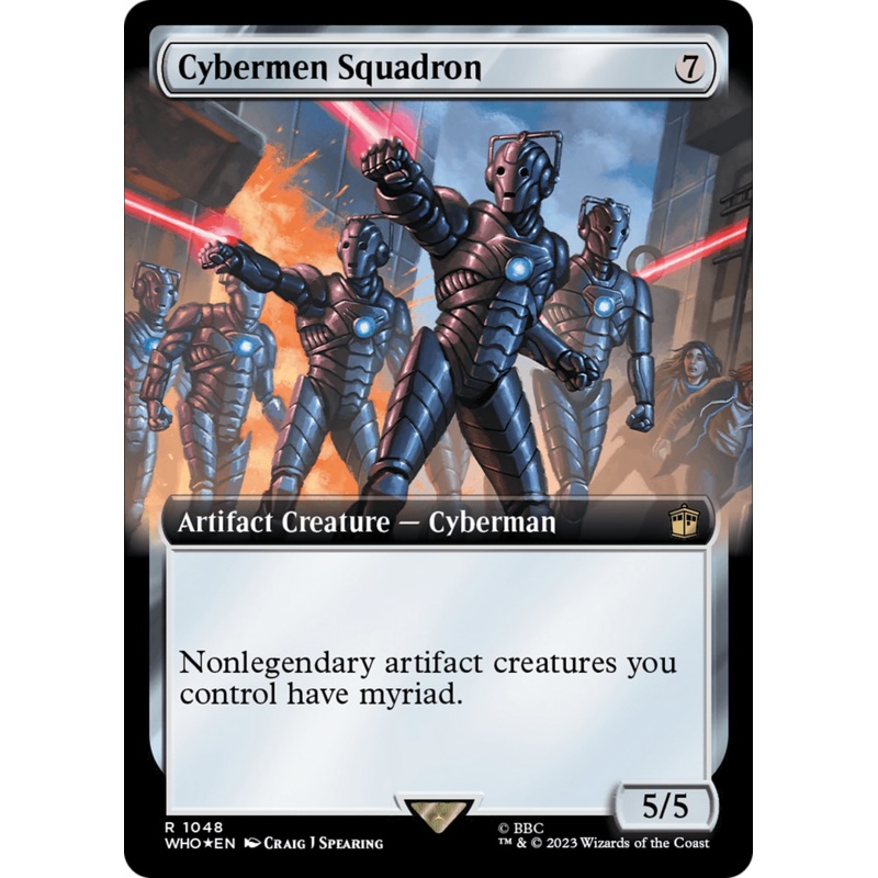 Cybermen Squadron (Extended Art) (Surge Foil) [Doctor Who]