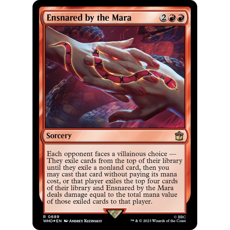 Ensnared by the Mara (Surge Foil) [Doctor Who]