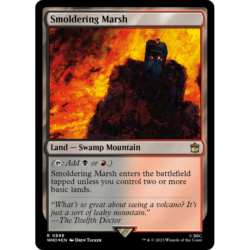 Smoldering Marsh (Surge Foil) [Doctor Who]