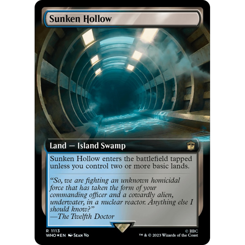 Sunken Hollow (Extended Art) (Surge Foil) [Doctor Who]