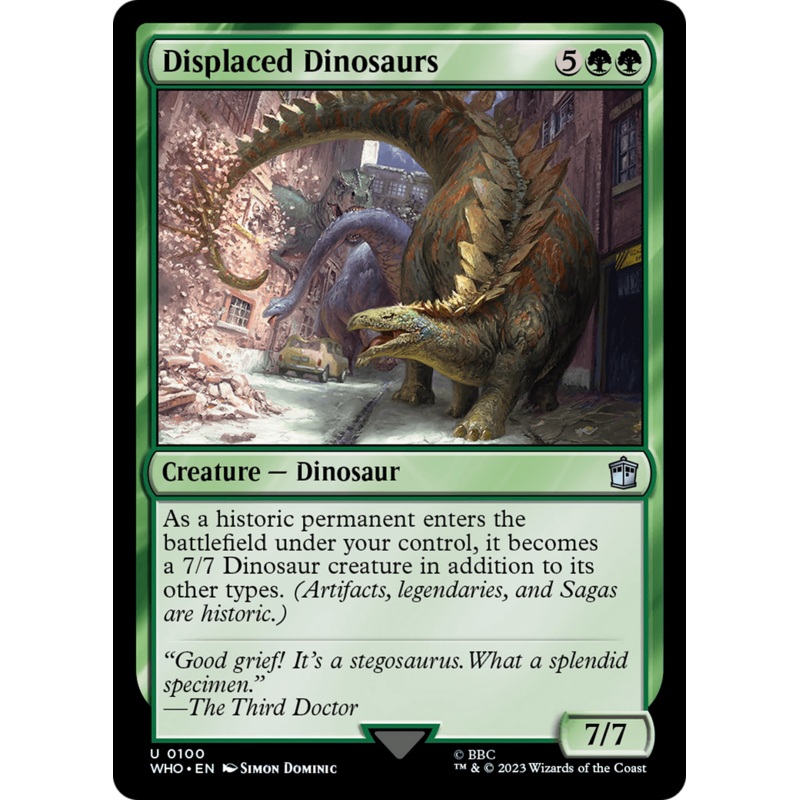 Displaced Dinosaurs [Doctor Who]