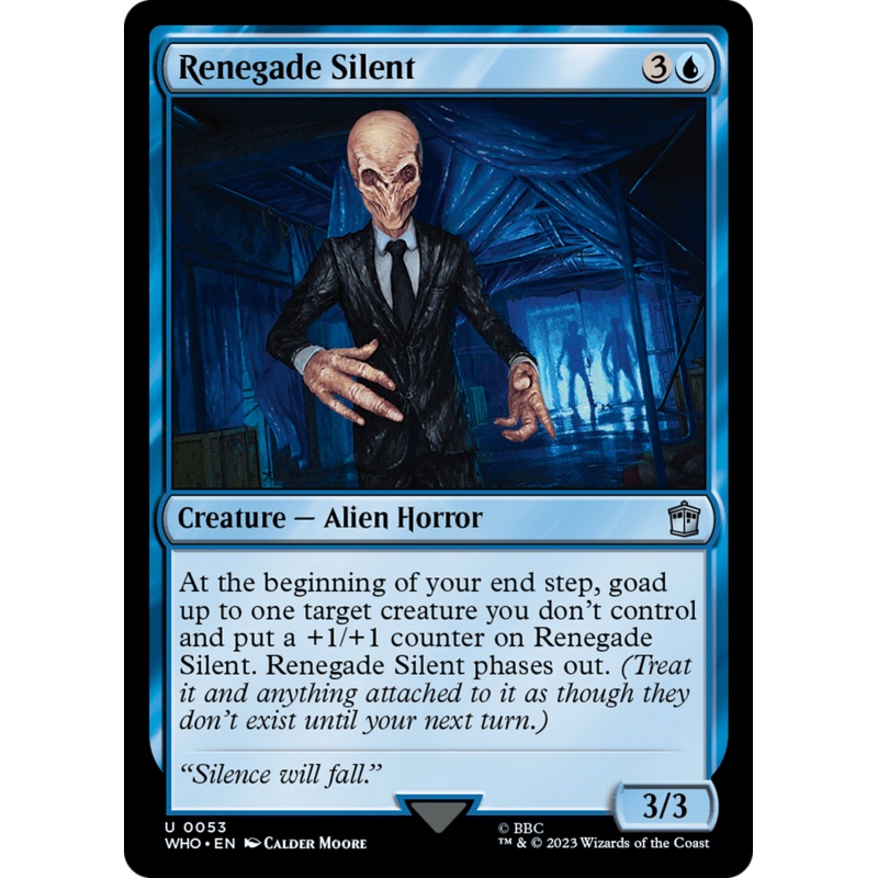 Renegade Silent [Doctor Who]