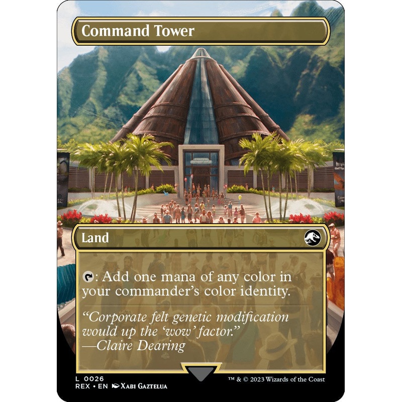 Command Tower // Command Tower (Borderless) [Jurassic World Collection]