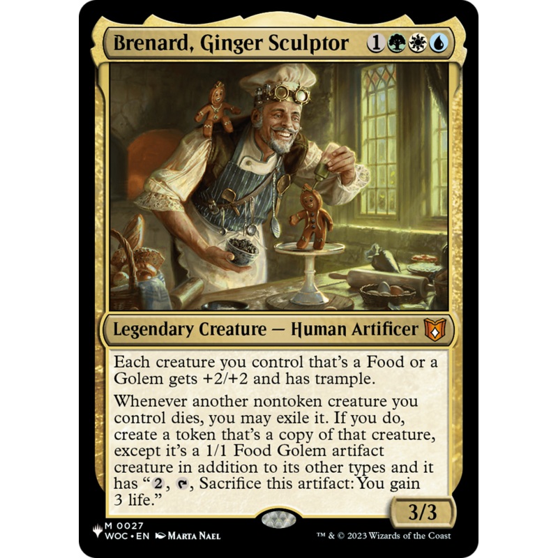 Brenard, Ginger Sculptor (WOC) [The List]