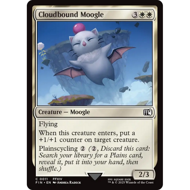 Cloudbound Moogle [FINAL FANTASY]